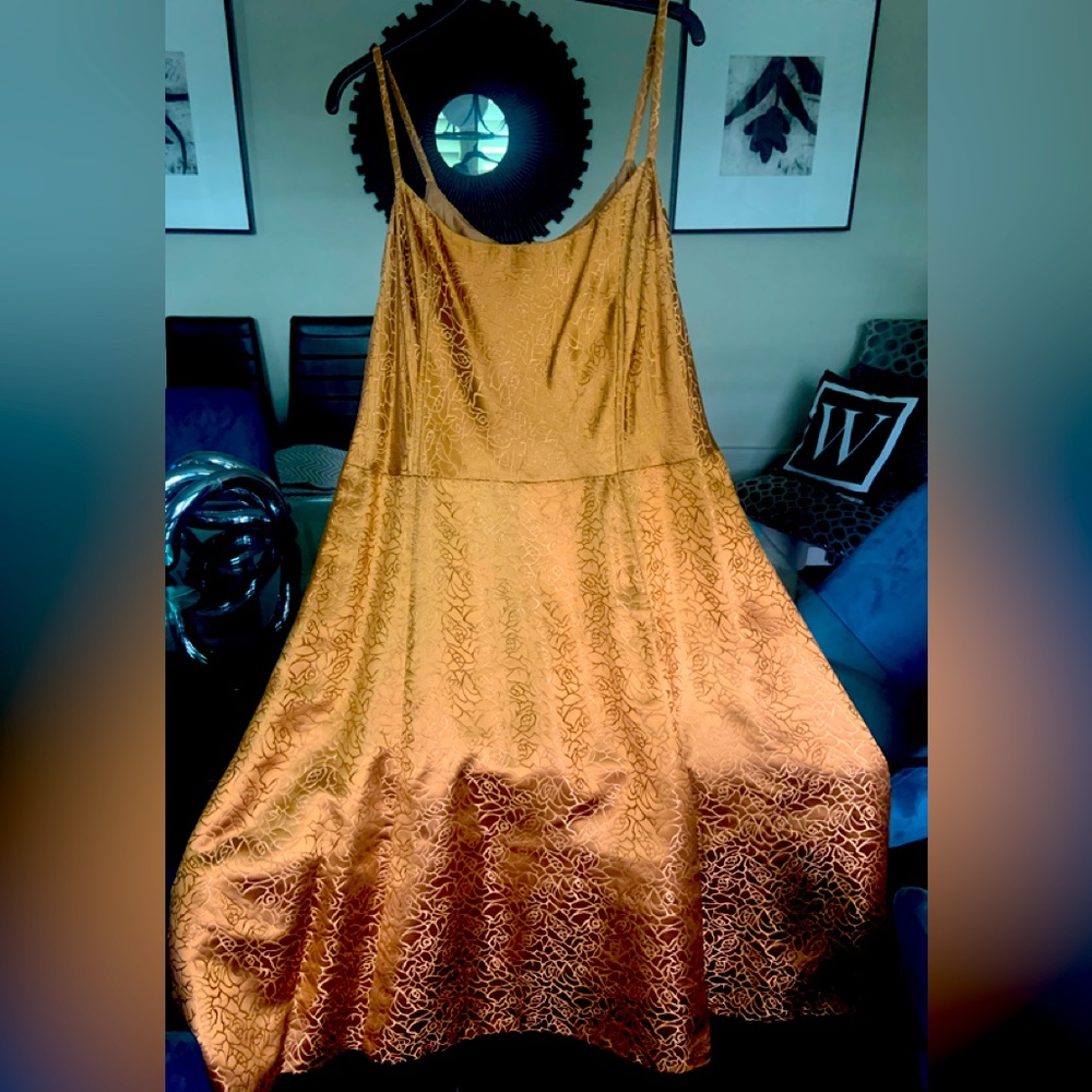 Lane Bryant Women’s copper ultra sheek rose dress